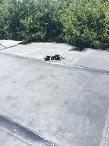 Boston South Rubber Roof Installation
