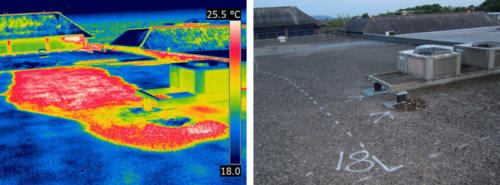 Flat Roof Repair Thermal Imaging Massachusetts