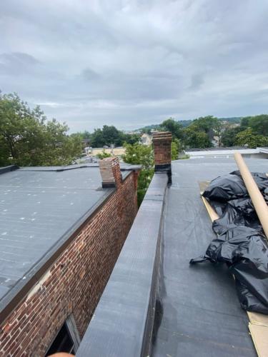 Allston Massachusetts Rubber Re-Roof